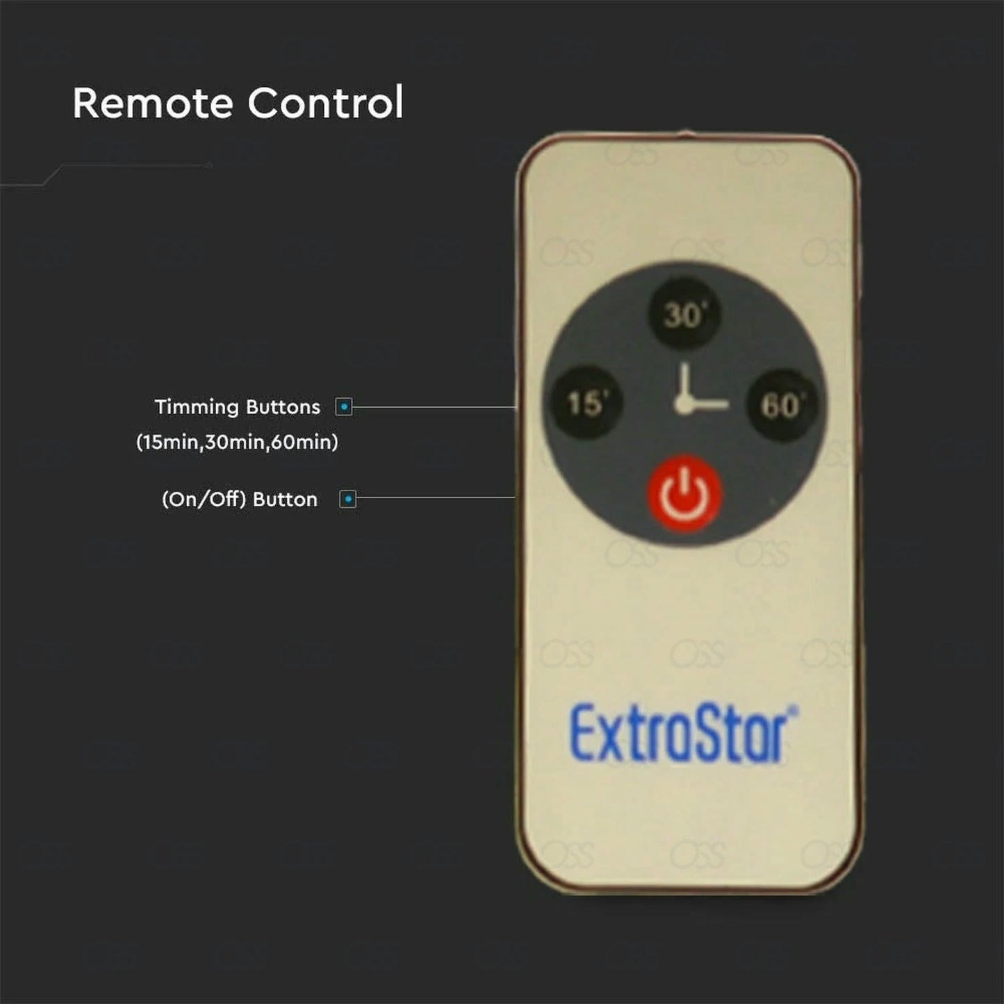 36W UV Germicidal Lamp Remote Control UV Sterilization Lights Disinfection Lamp