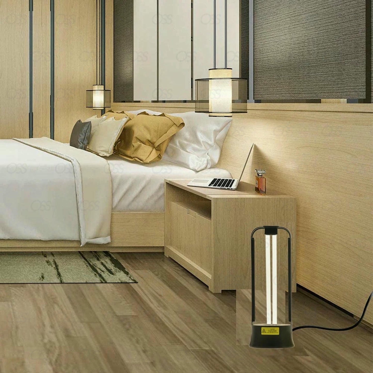 36W UV Germicidal Lamp Remote Control UV Sterilization Lights Disinfection Lamp