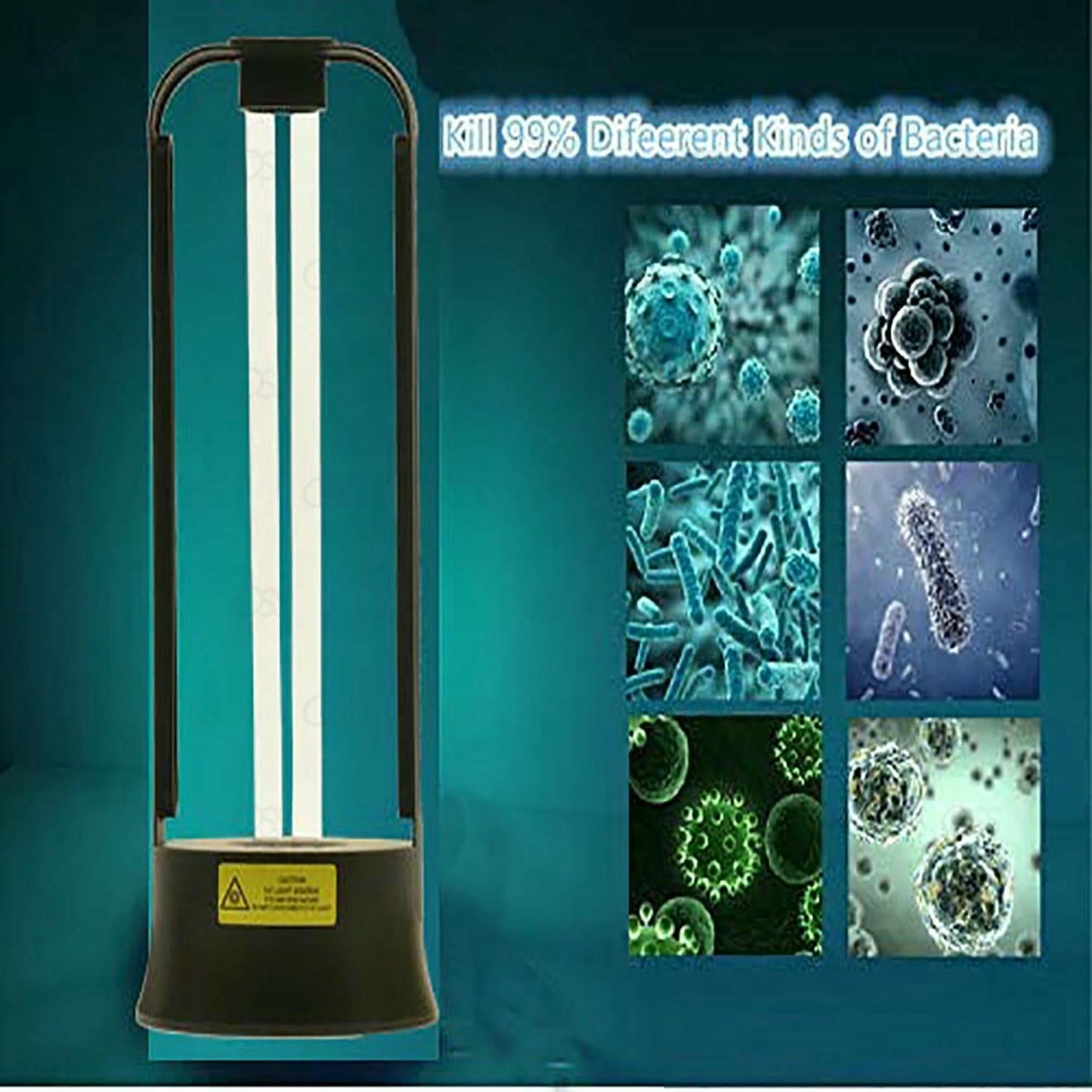 36W UV Germicidal Lamp Remote Control UV Sterilization Lights Disinfection Lamp