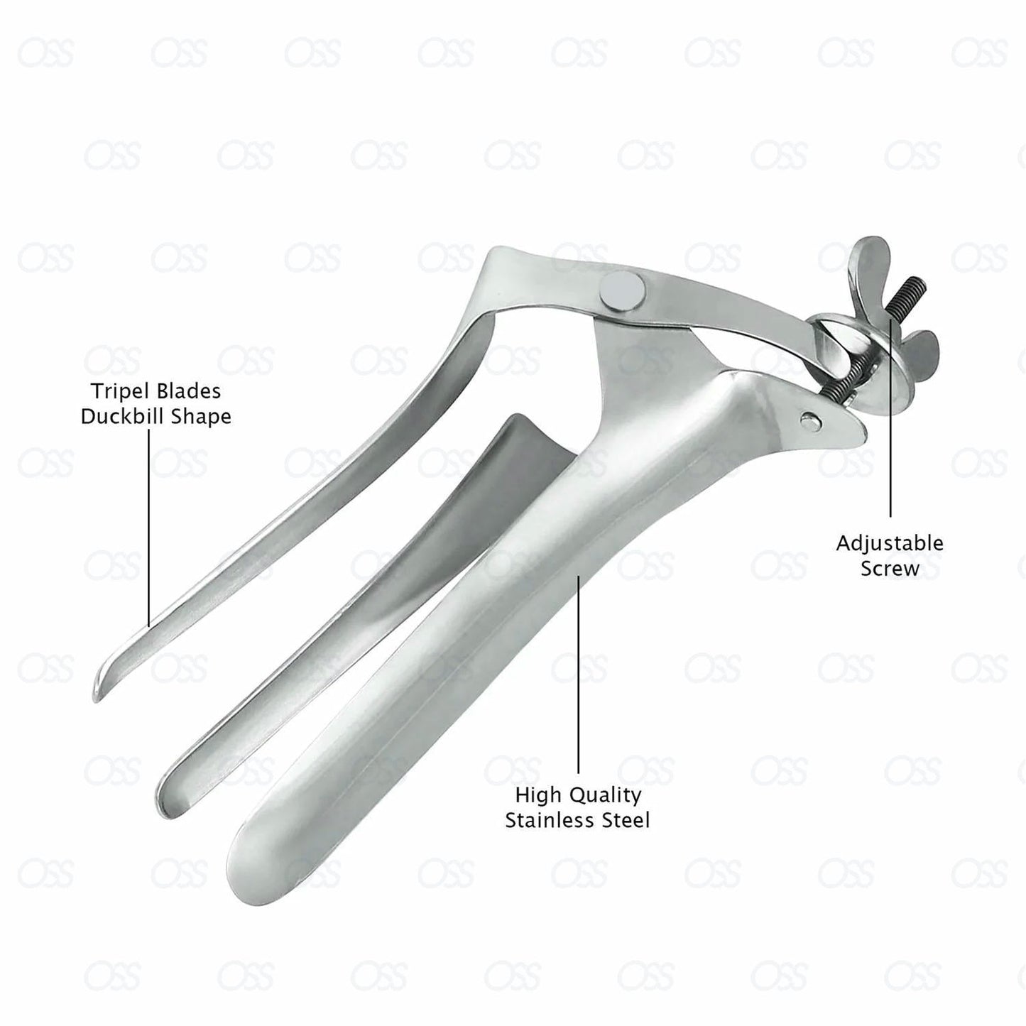 13" Polansky Vaginal Speculum for Mares, Cattle, Cow Ranch Dilator Equine Instruments