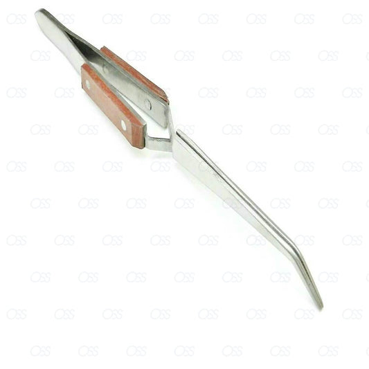 3 TWEEZER FIBER GRIP SELF LOCKING TITANIUM