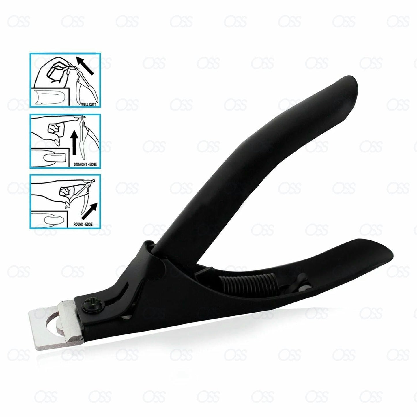 3Way Acrylic UV Gel False Fake Nail Salon Manicure Art ToeTip Cutter Clipper