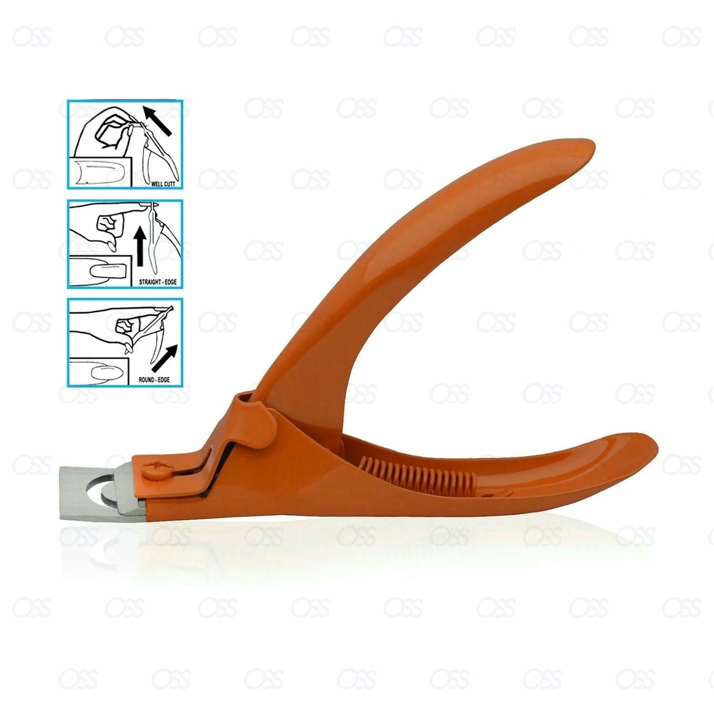 3Way Acrylic UV Gel False Fake Nail Salon Manicure Art ToeTip Cutter Clipper