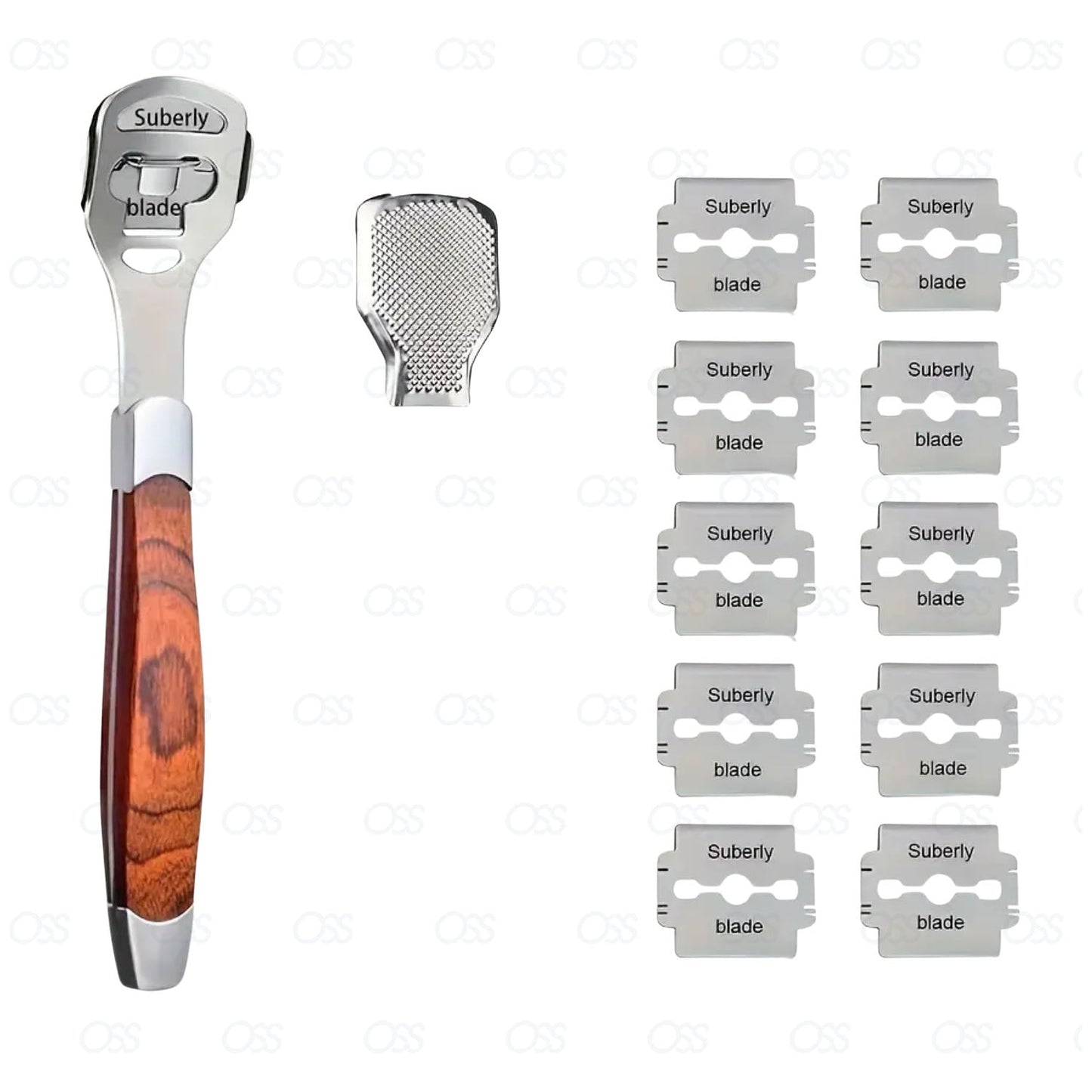 3 pcs Leather Craft Carving Working Kit Hand Groover Punch Wheel Roulette Tool