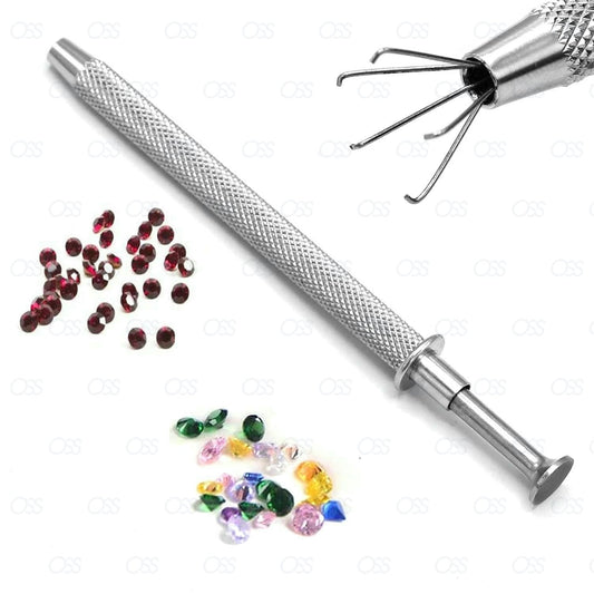 4.5" Bead Ball Diamond Grabber Holder