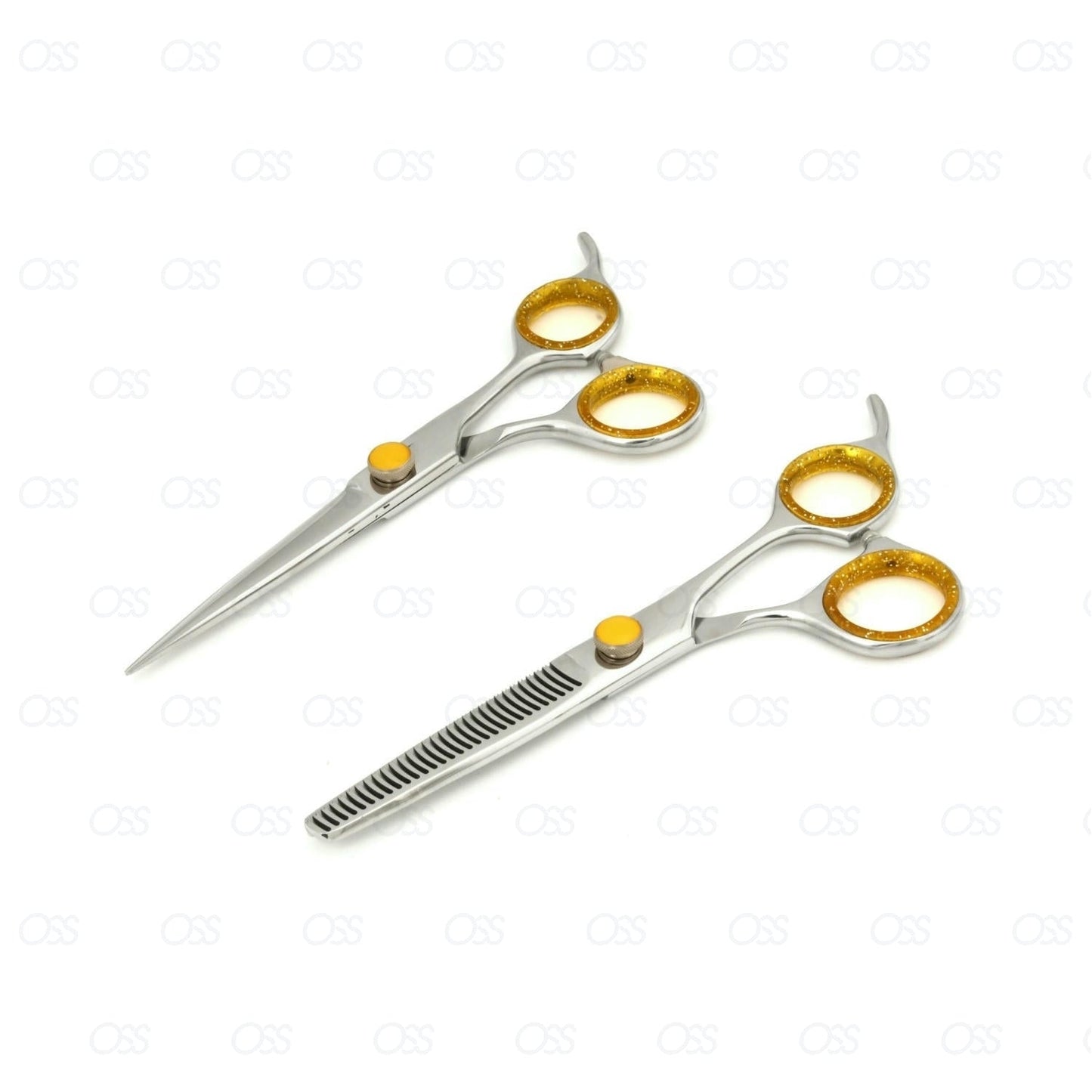 5.5" PROFESSIONAL SALON HAIRDRESSING HAIR CUTTING THINNING BARBER SCISSORS SET