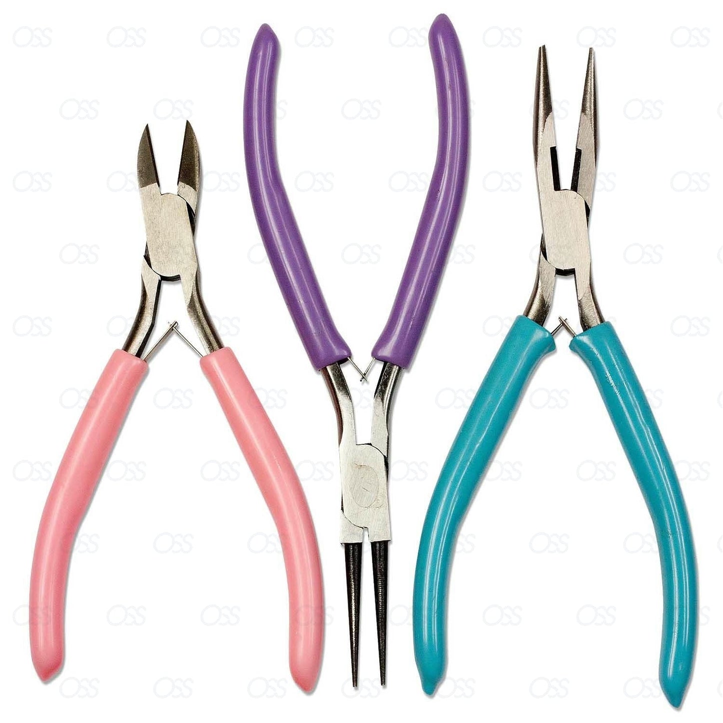 5 Mini DIY Jewellery Craft Making Beading Watch Wire Pliers Tool Kit Set
