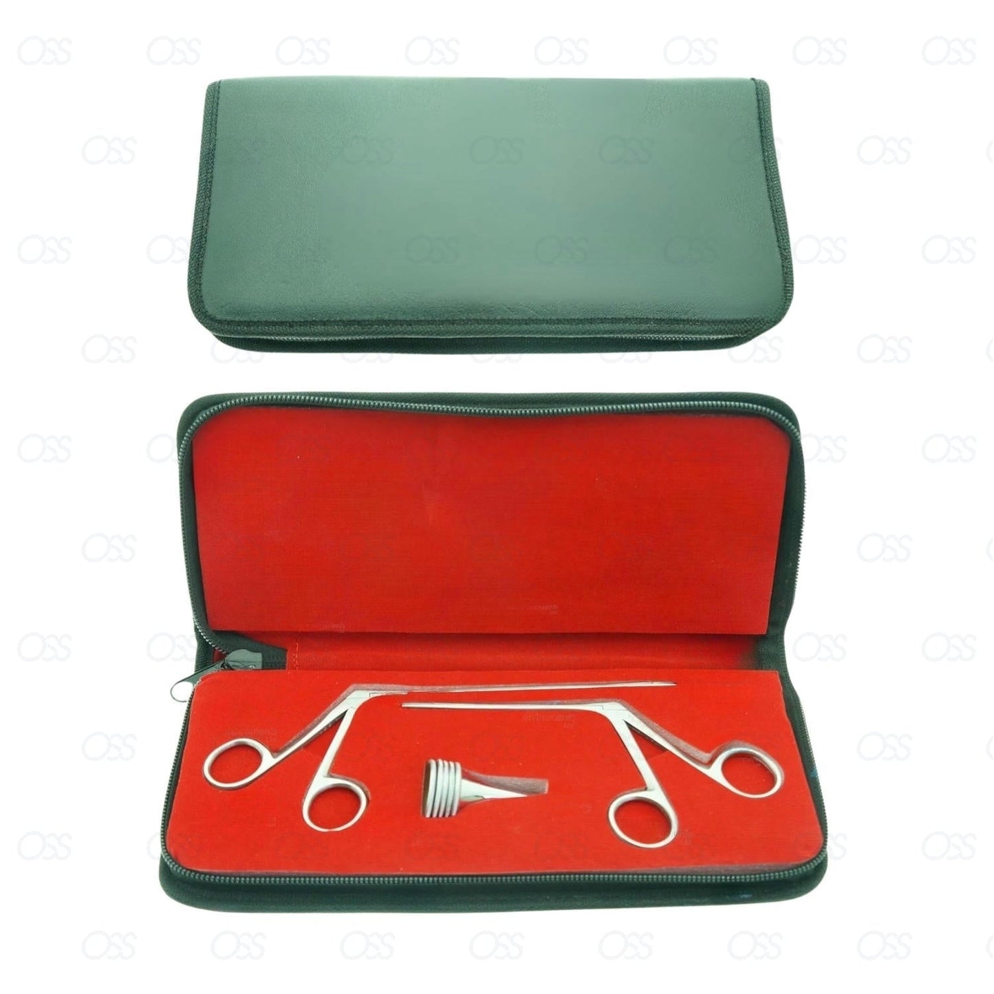 5pc Set HARTMANN Ear Speculum 2 x Micro Alligator ENT Surgical Nasal Instruments