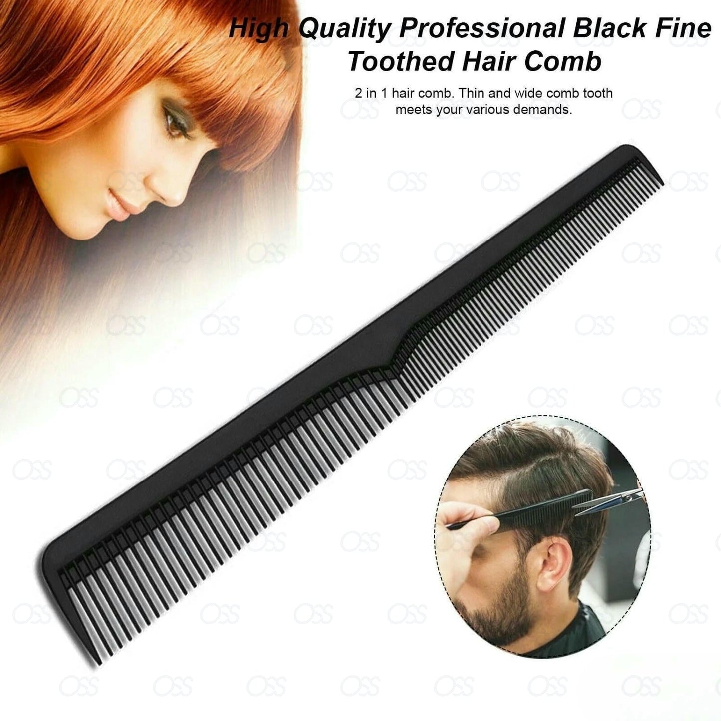 6.5" Pro Hair Cutting Thinning Scissors Set Shears Barber Salon Hairdressing