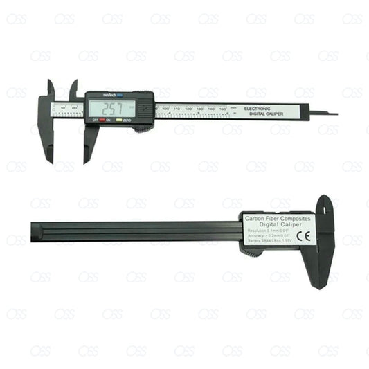 6 INCH DIGITAL VERNIER CALIPER 150MM STAINLESS STEEL MICROMETER ELECTRONIC TOOL