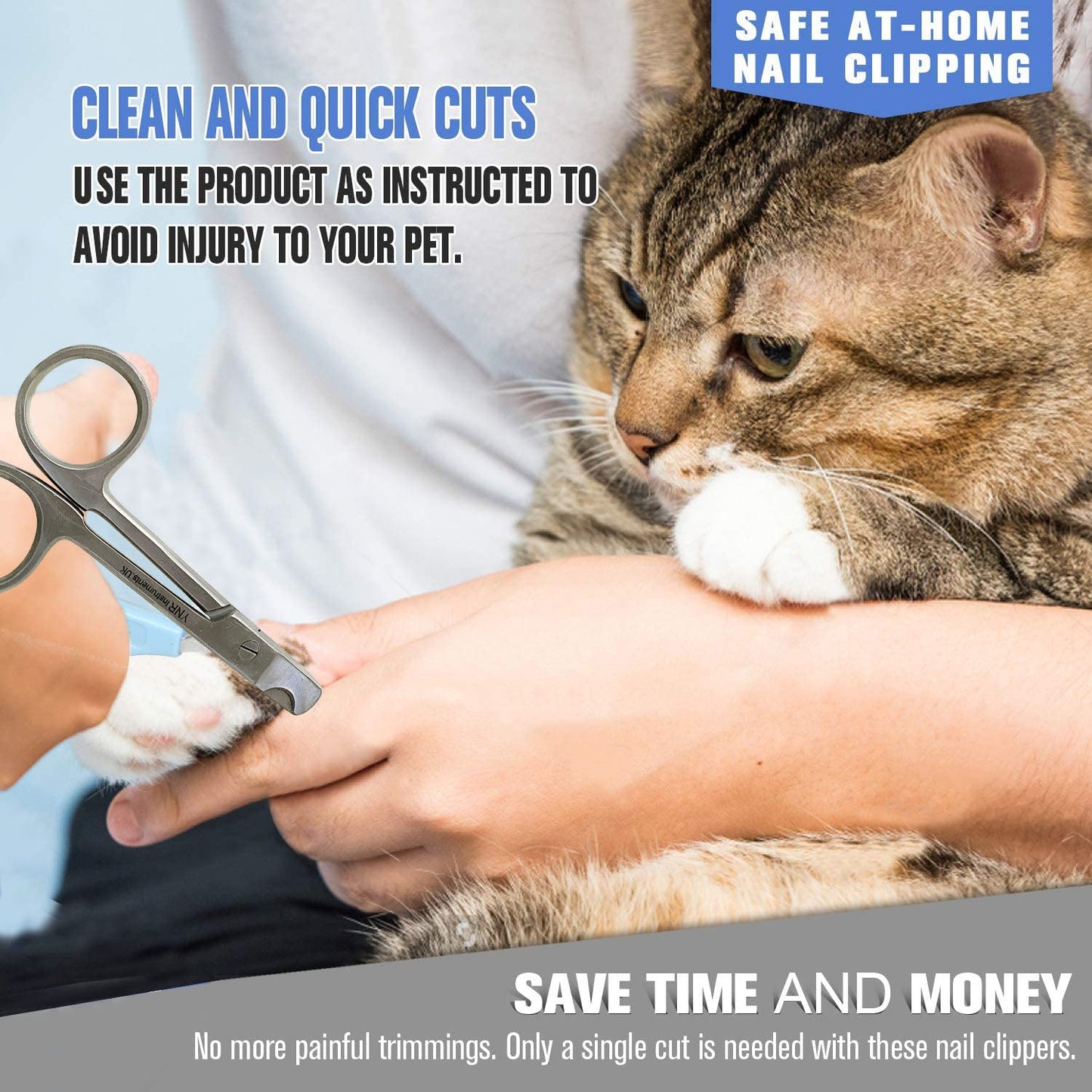 Pet Nail Clippers For Dog Cat Rabbit Grooming Claw Trimmers Scissors Cutter