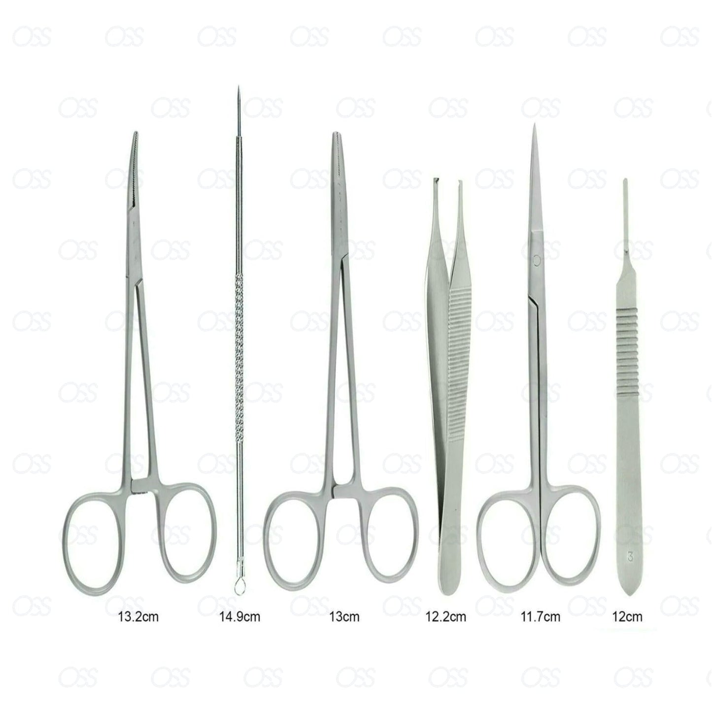 7 PCs STUDENT DISSECTING KIT VETERINARY SURGICAL DIAGNOSTIC EXAMINATION CE