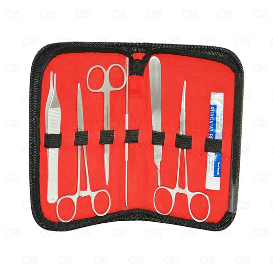 7 PCs STUDENT DISSECTING KIT VETERINARY SURGICAL DIAGNOSTIC EXAMINATION CE