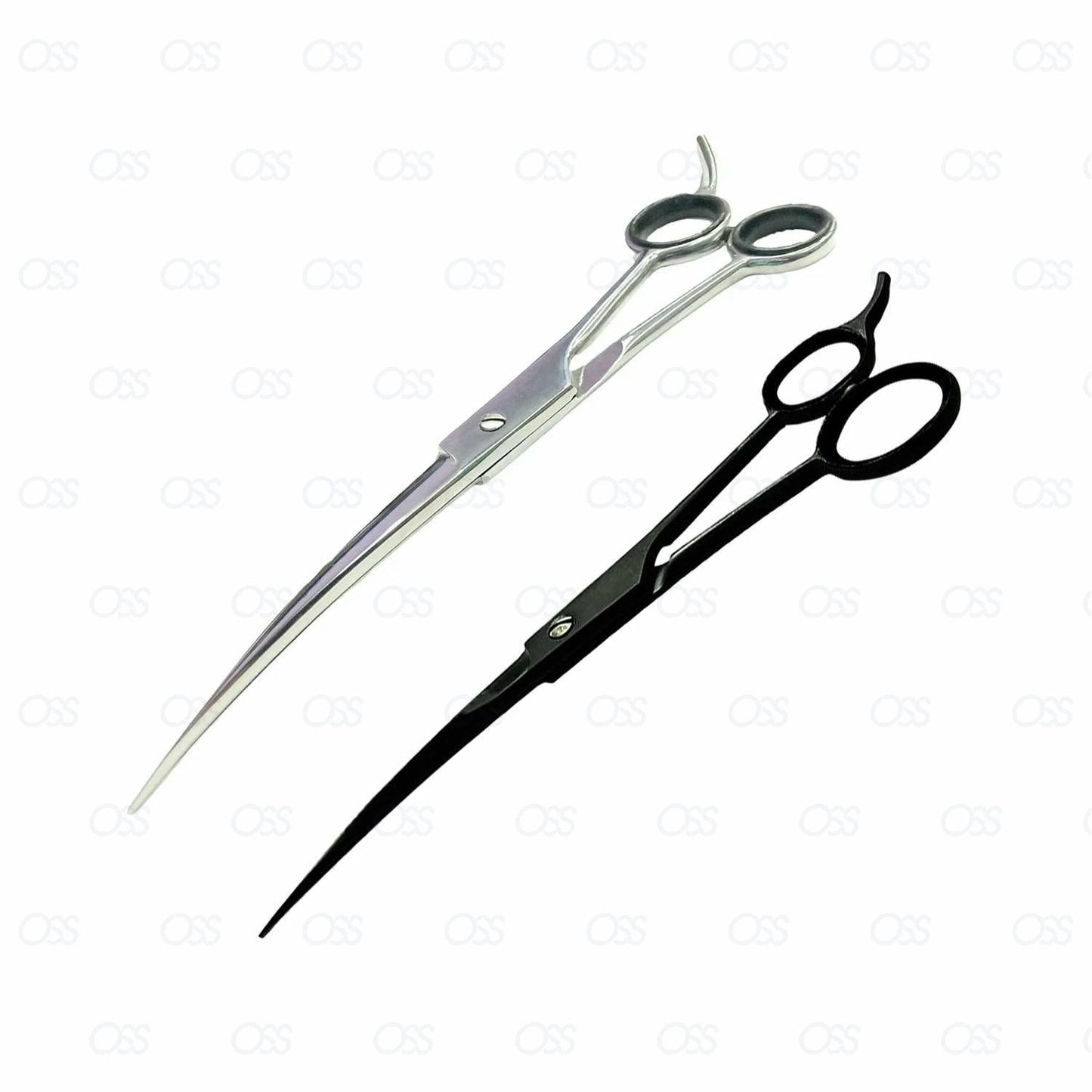 7" Professional Pet Dog Cat Hair Curved Cutting Grooming Scissors Shears