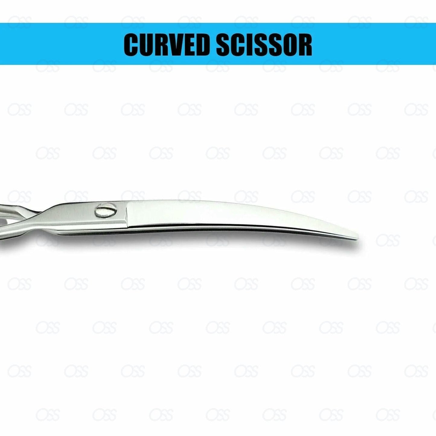 7" Professional Pet Dog Cat Hair Curved Cutting Grooming Scissors Shears