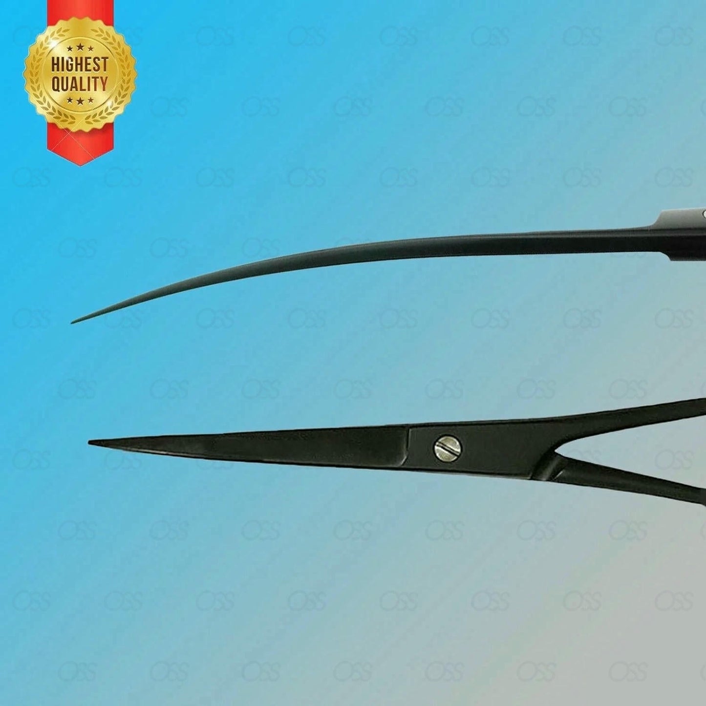 7" Professional Pet Dog Cat Hair Curved Cutting Grooming Scissors Shears