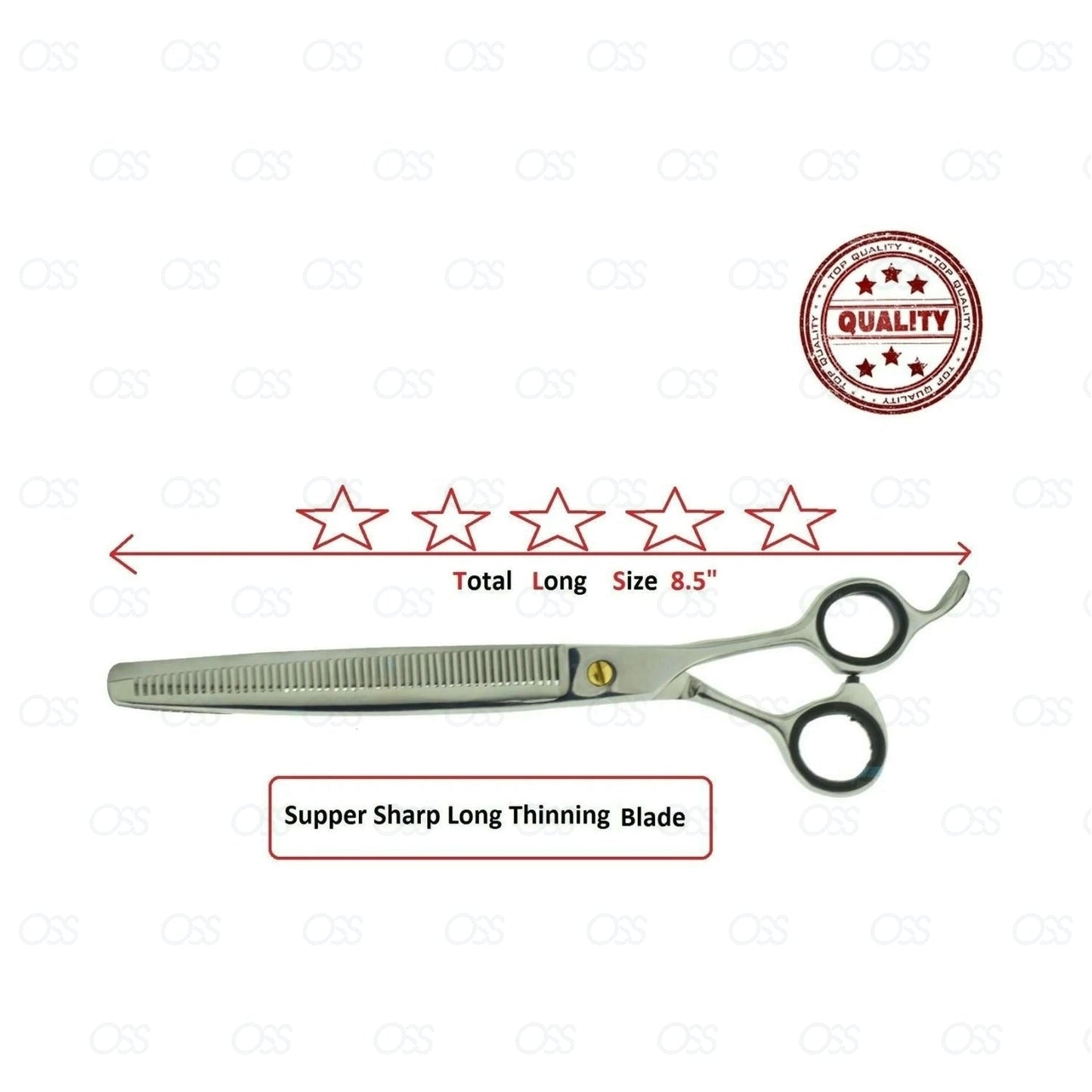 8.5' Professional Hairdressing Scissors Hair Cutting Thinning Pet Dog Cat Grooming Hair Cutting