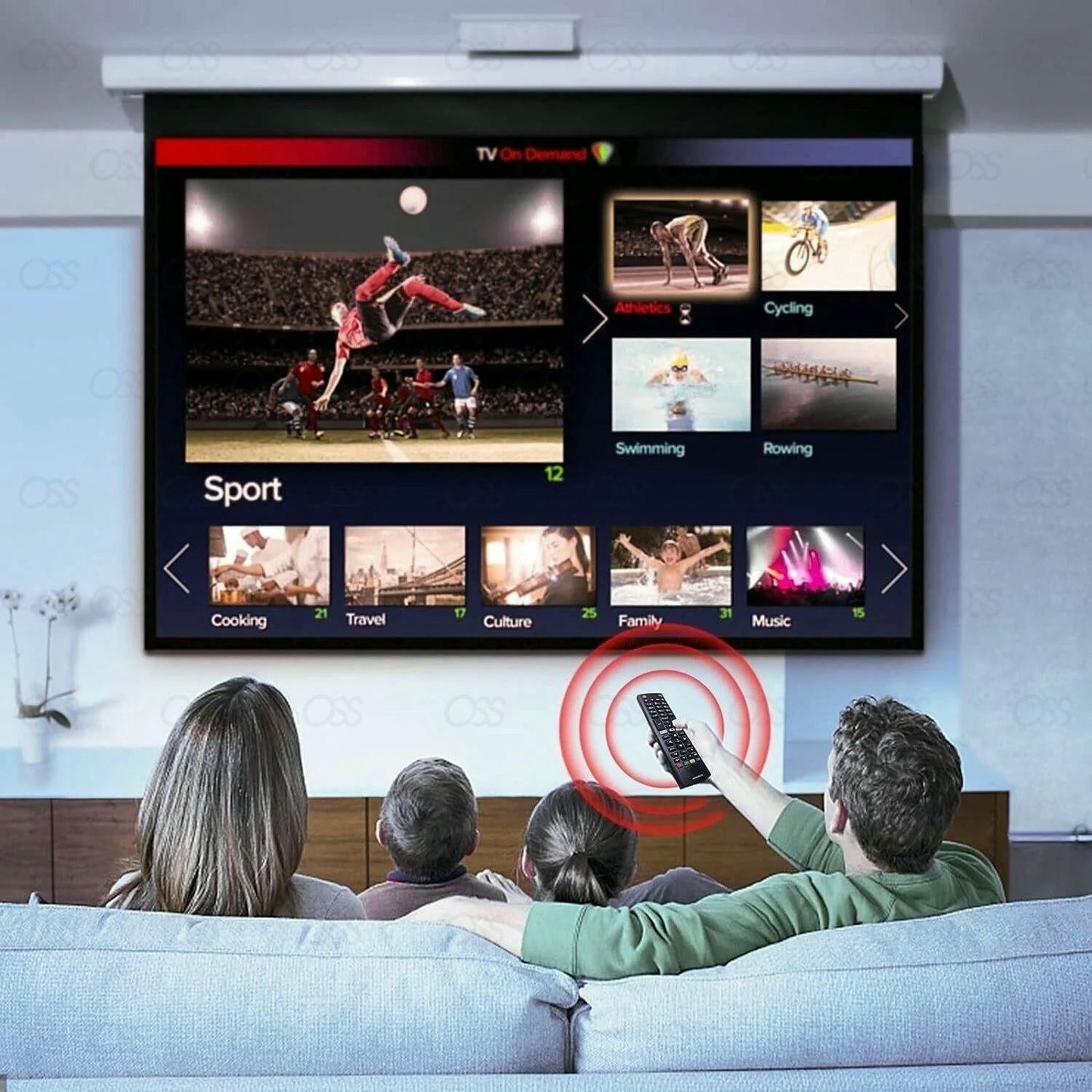 AKB75375608 For LG TV REPLACEMENT REMOTE CONTROL SMART TV LED 3D NETFLIX BUTTON