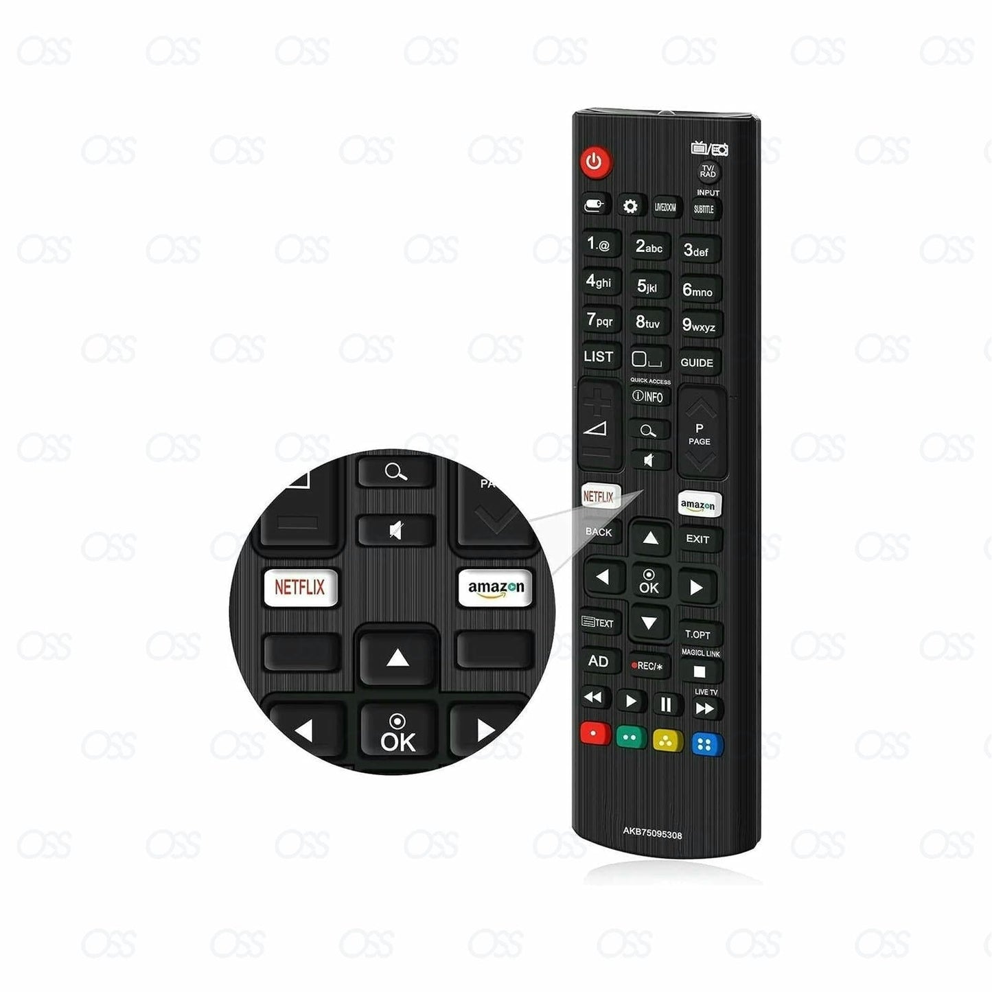 AKB75375608 For LG TV REPLACEMENT REMOTE CONTROL SMART TV LED 3D NETFLIX BUTTON