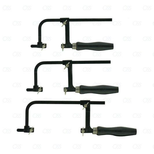 Adjustable Piercing Fret Saw Frame Jewellers to fit Blades 50mm to 125mm