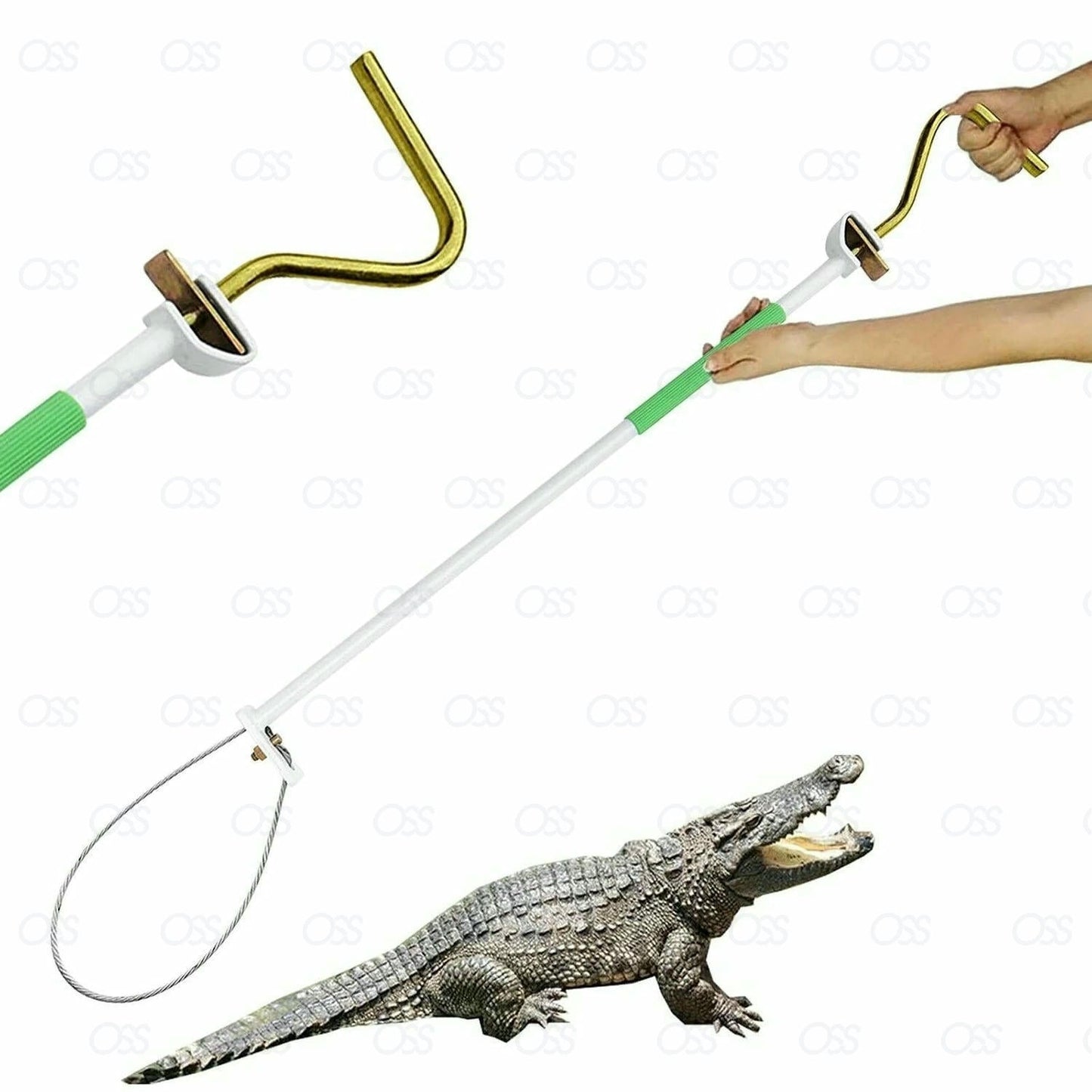 Alligator Catch Pole Control Tool Capture Noose Catching and Releasing Trap