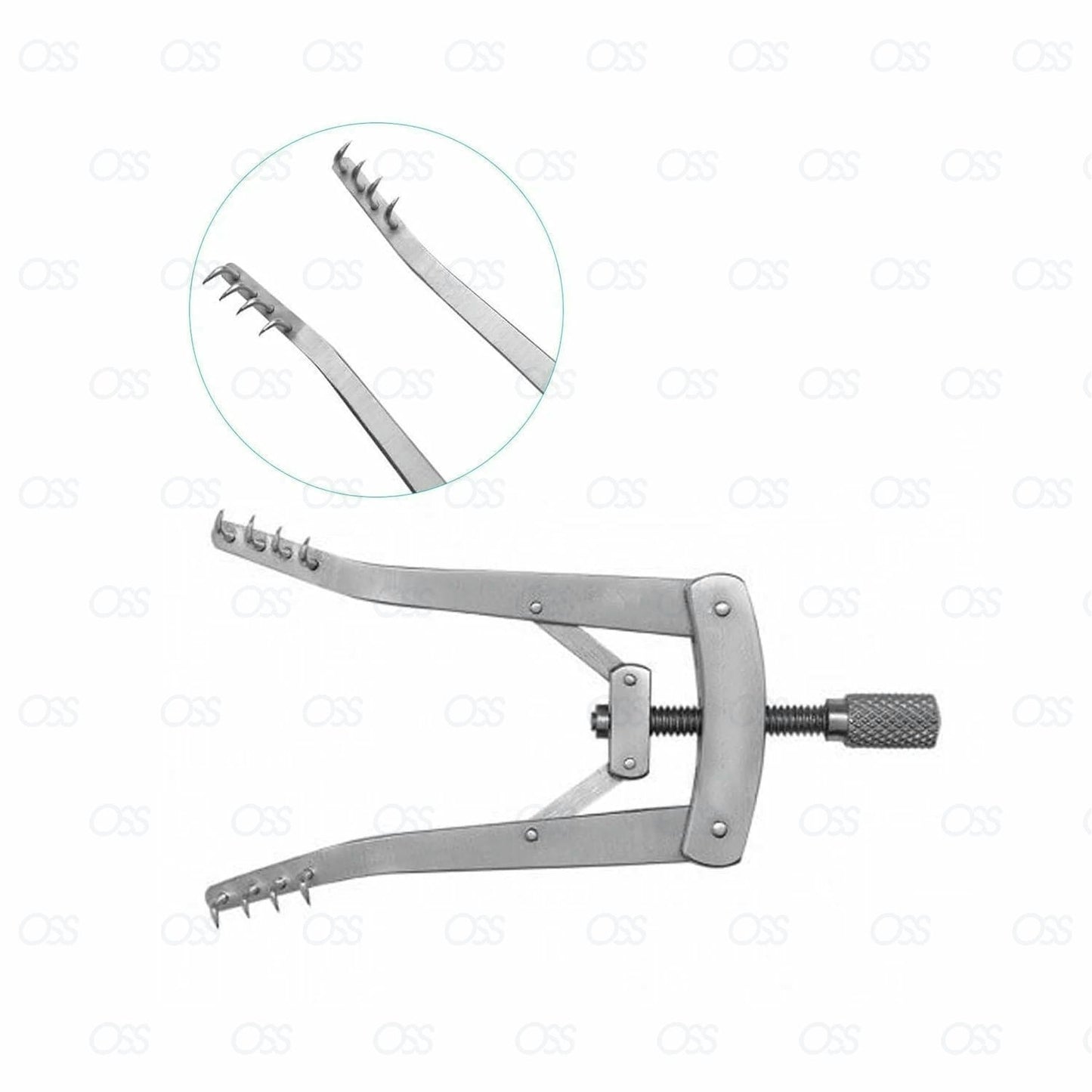 Alm Retractor 5cm Spread 6cm 8 Prongs Surgical Instrument Ce Mark