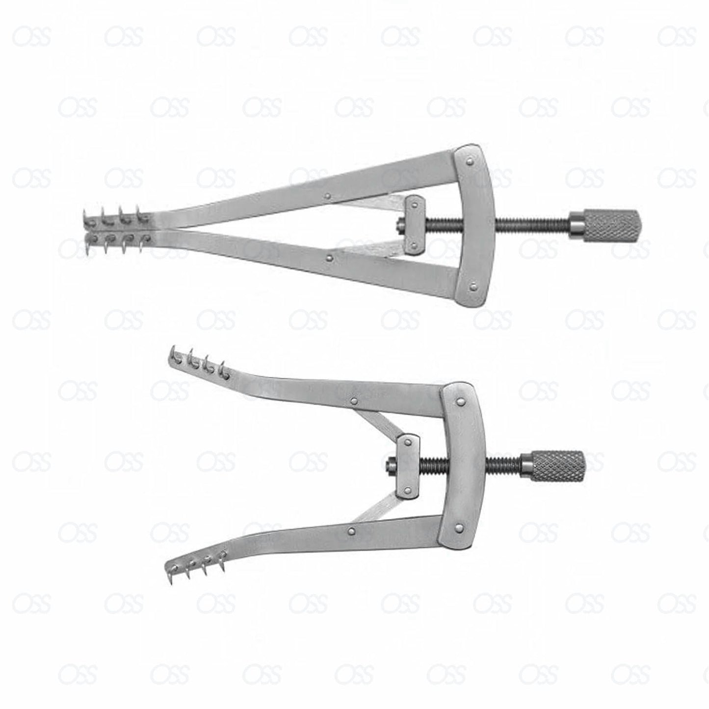 Alm Retractor 7cm Spread 7.5cm 8 Prongs Surgical Instrument Ce Mark