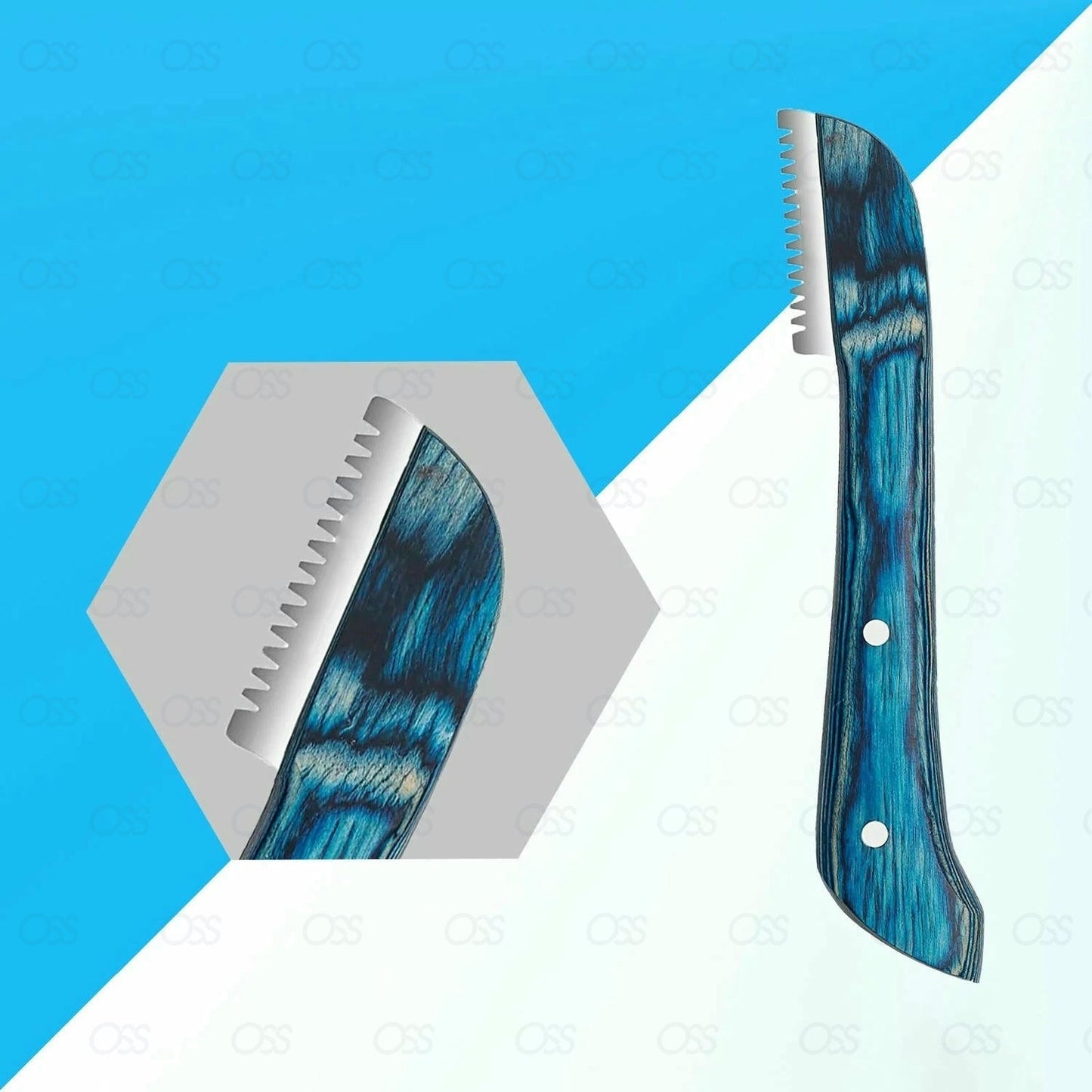 Animal Pet Stripping Knife Hair Trimming Grooming Comb 6 in 1 Cat Dog Puppy Horse