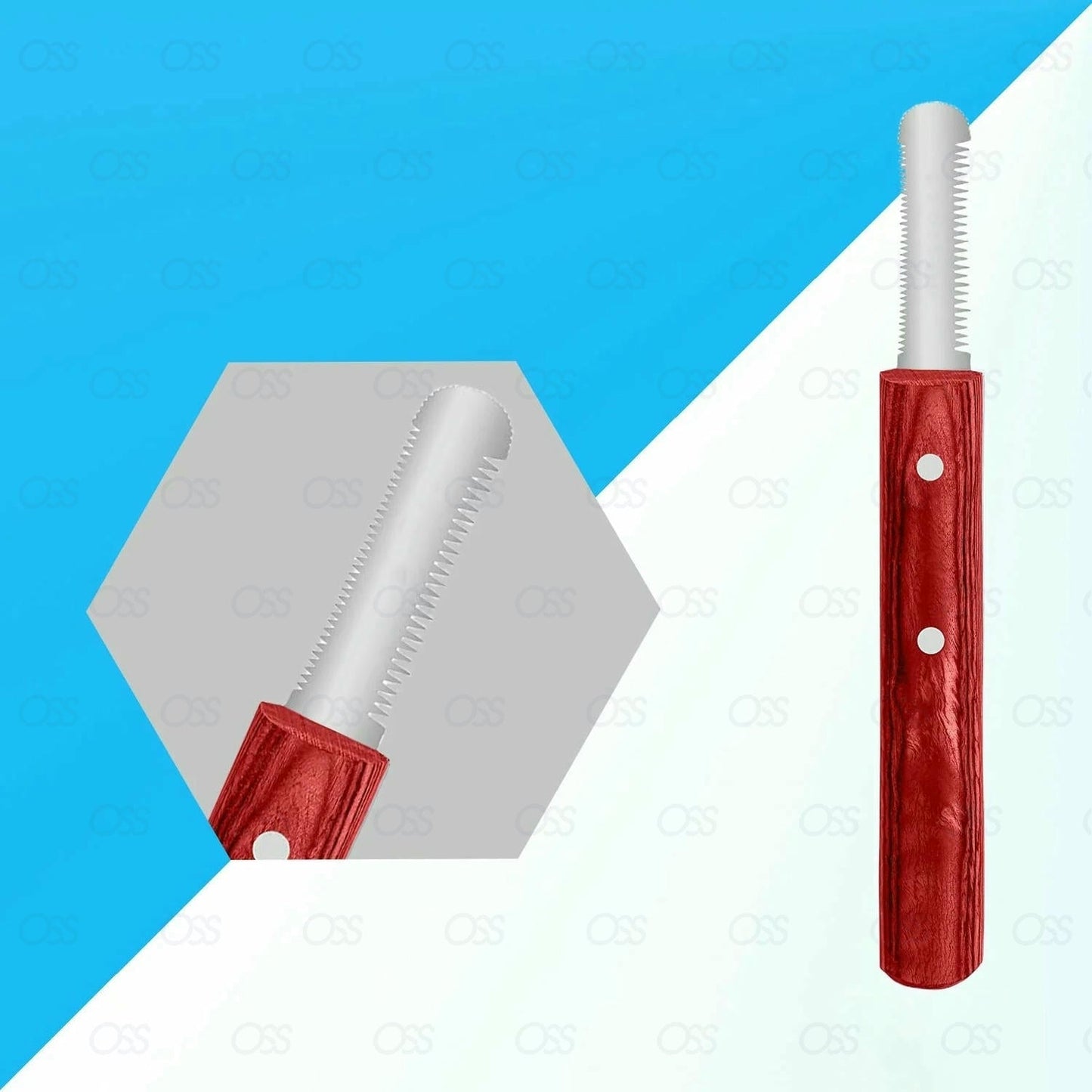 Animal Pet Stripping Knife Hair Trimming Grooming Comb 6 in 1 Cat Dog Puppy Horse