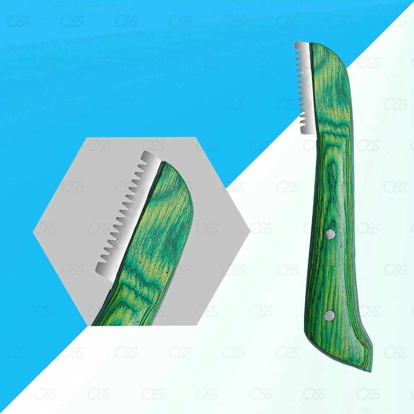 Animals Pet Stripping Knife Hair Trimming Grooming Comb 6 in 1 Cat Dog Puppy