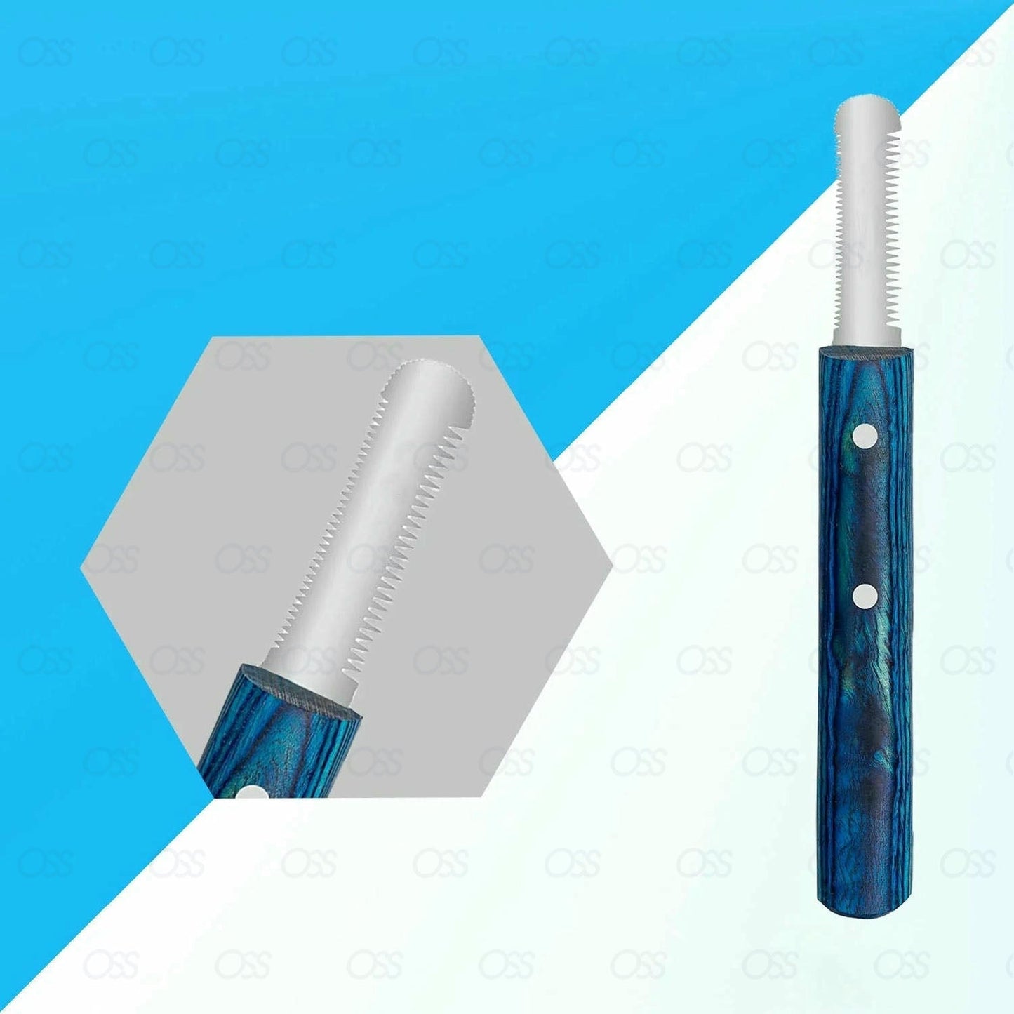 Animal Pet Stripping Knife Hair Trimming Grooming Comb 6 in 1 Cat Dog Puppy Horse