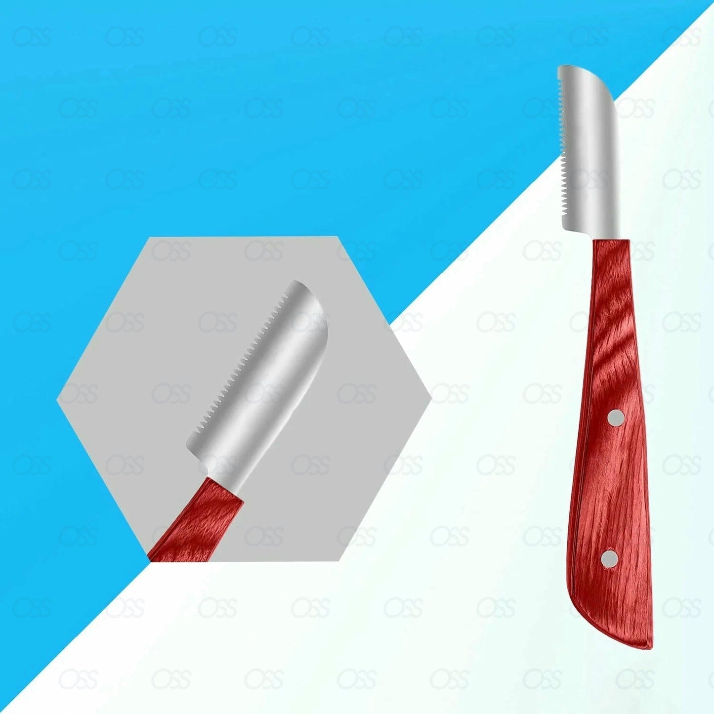 Animal Pet Stripping Knife Hair Trimming Grooming Comb 6 in 1 Cat Dog Puppy Horse