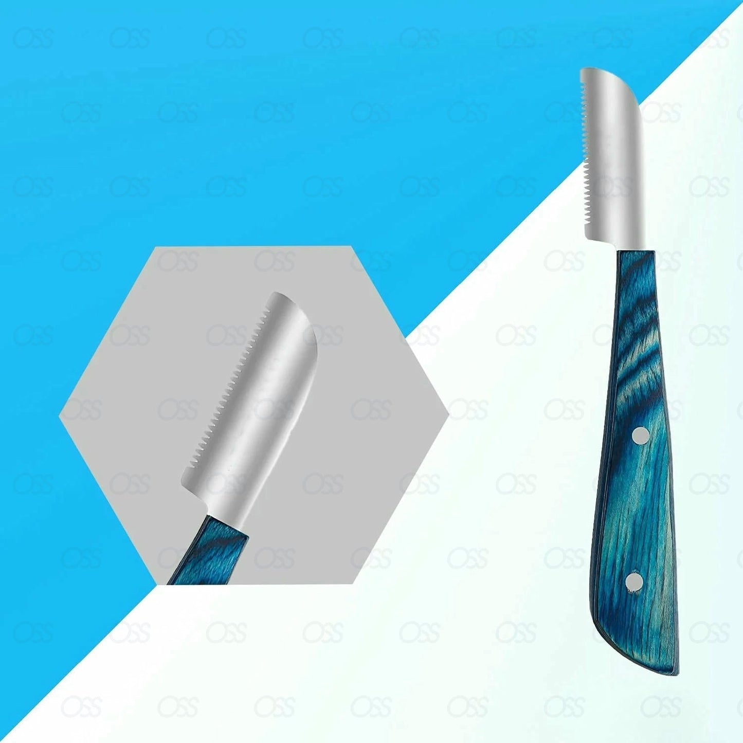 Animal Pet Stripping Knife Hair Trimming Grooming Comb 6 in 1 Cat Dog Puppy Horse