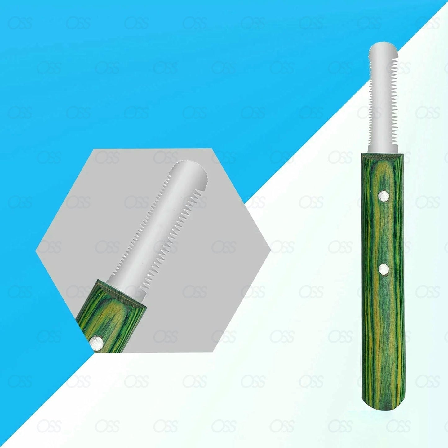 Animals Pet Stripping Knife Hair Trimming Grooming Comb 6 in 1 Cat Dog Puppy