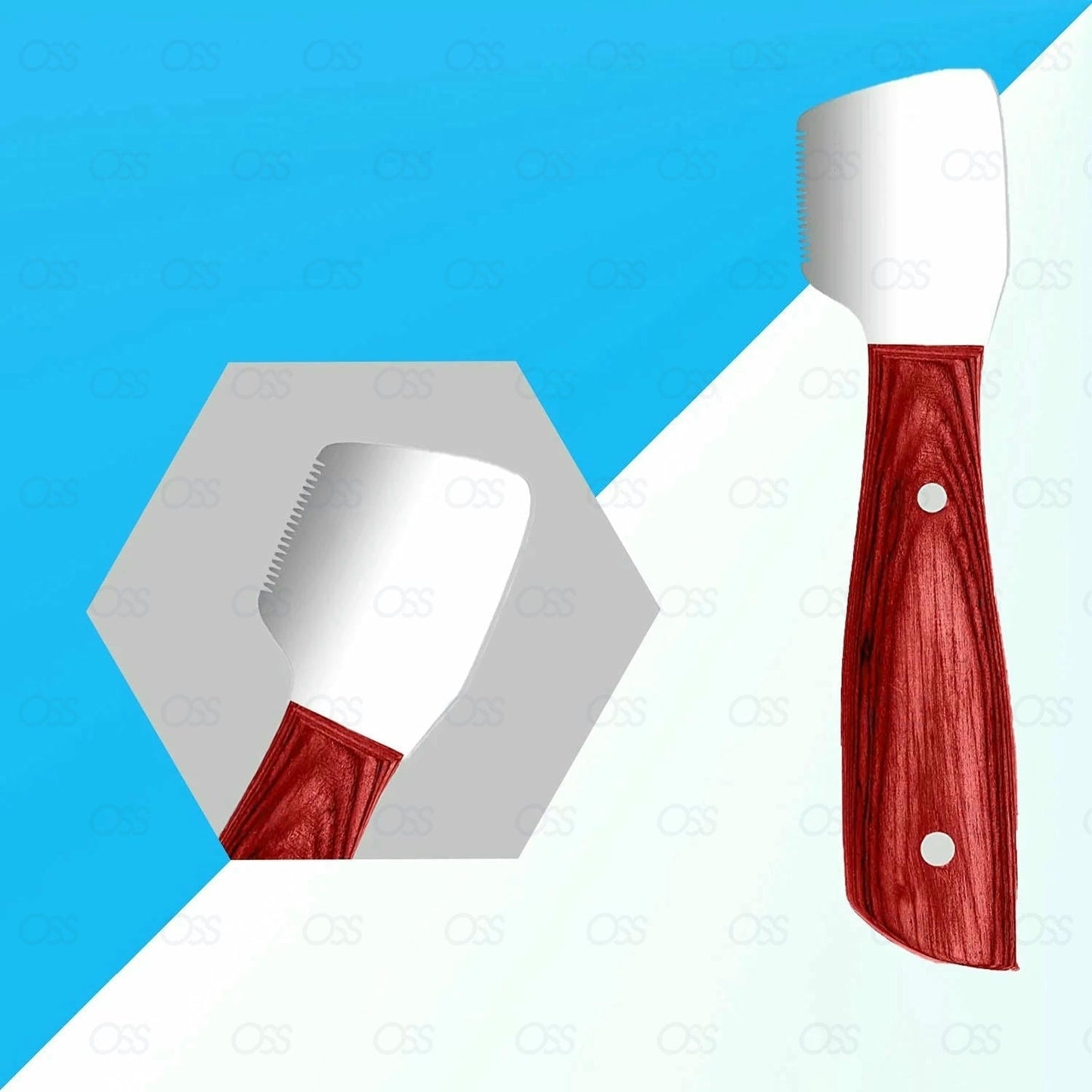 Animal Pet Stripping Knife Hair Trimming Grooming Comb 6 in 1 Cat Dog Puppy Horse