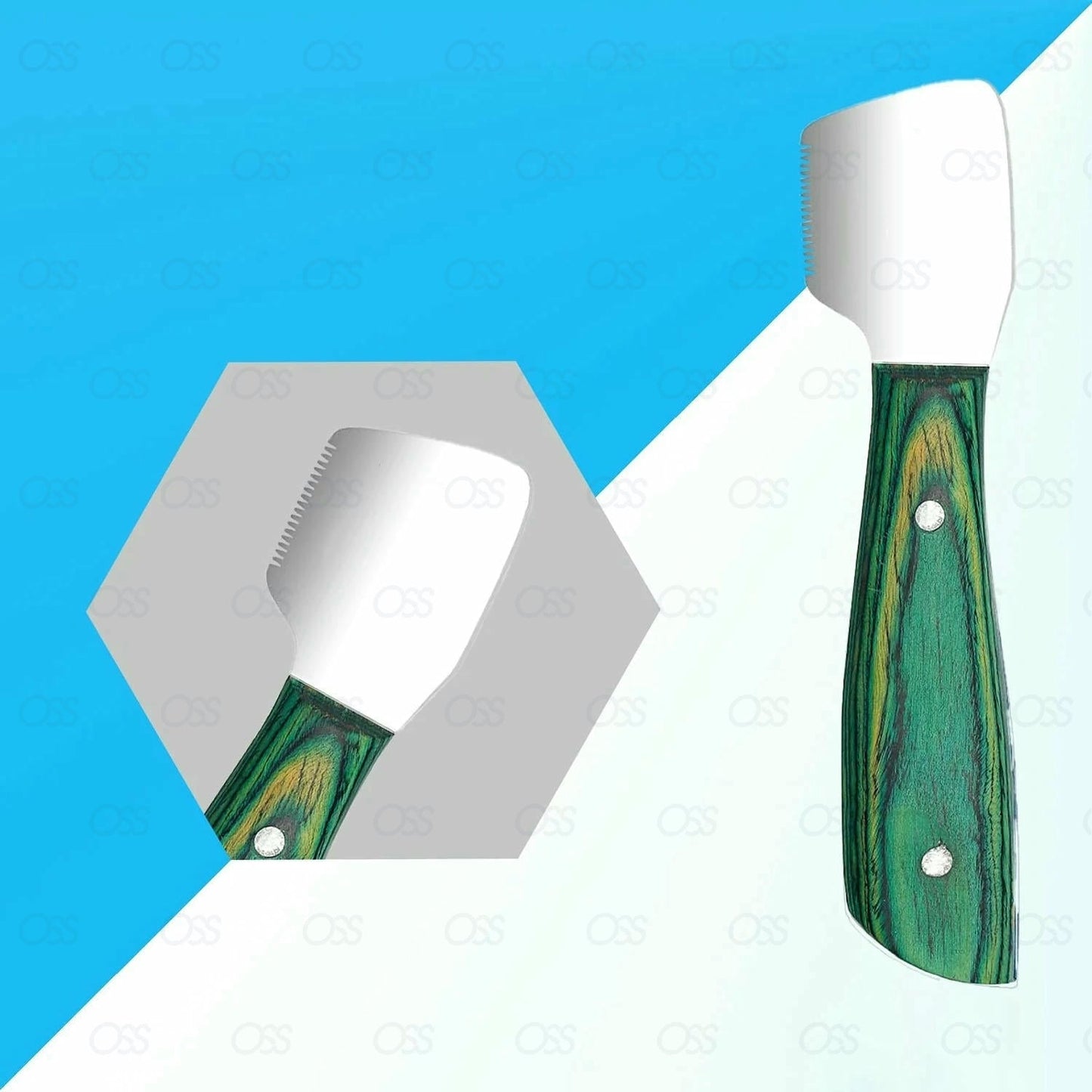 Animals Pet Stripping Knife Hair Trimming Grooming Comb 6 in 1 Cat Dog Puppy