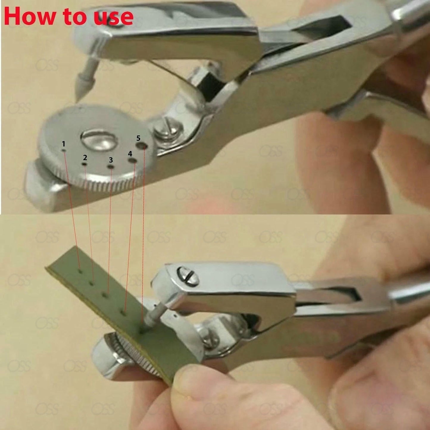 Anisworth Rubber Dam Punch Pliers German Dental Instrument