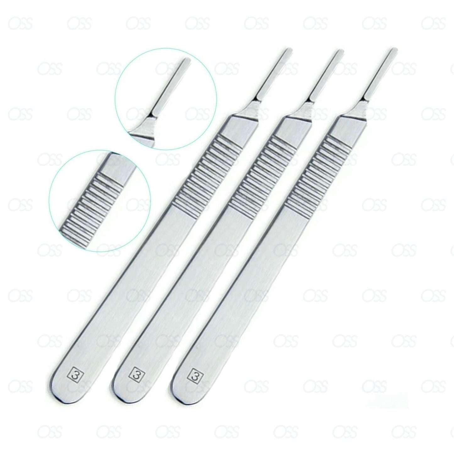 Authentic Scalpel HANDLE For SURGICAL BLADES 10-15 Stainless Steel ce NEW