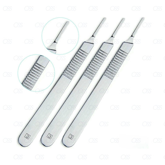 Authentic Scalpel HANDLE For SURGICAL BLADES 10-15 Stainless Steel ce NEW