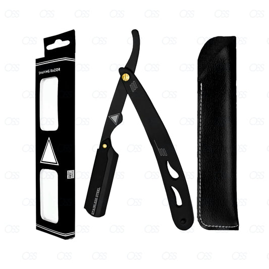 BARBER SALON STRAIGHT CUT THROAT SHAVING RAZOR RASOIRS RASOI NAVALHA + POUCH