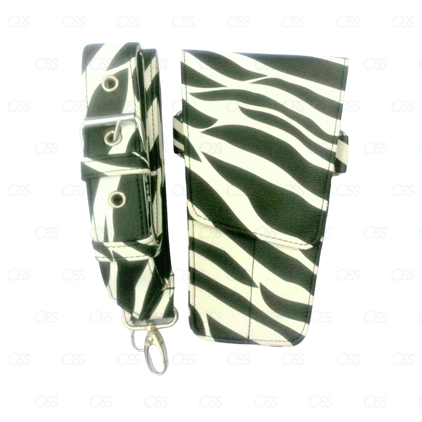 Black And White Hairdressing Scissors Pouch Holster Case Wallet