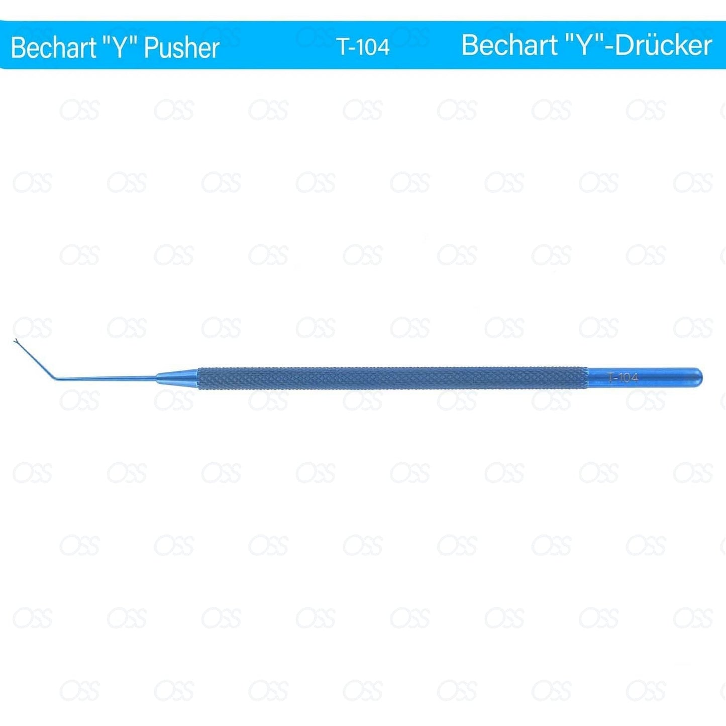 Bechert Lens Pusher Y Shape, Titanium