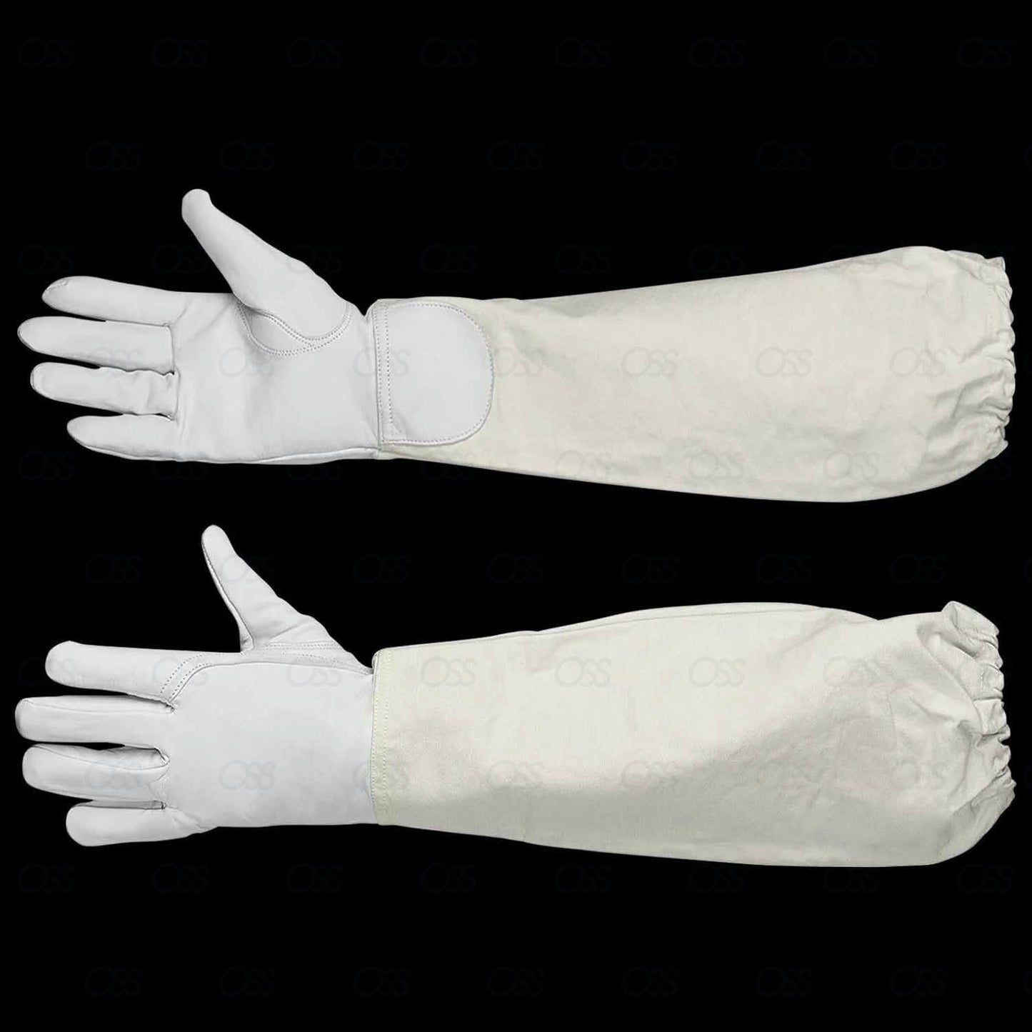 Beekeeping Gloves Leather Canvas Protective Apiarist Bee Supplies Bee Hive