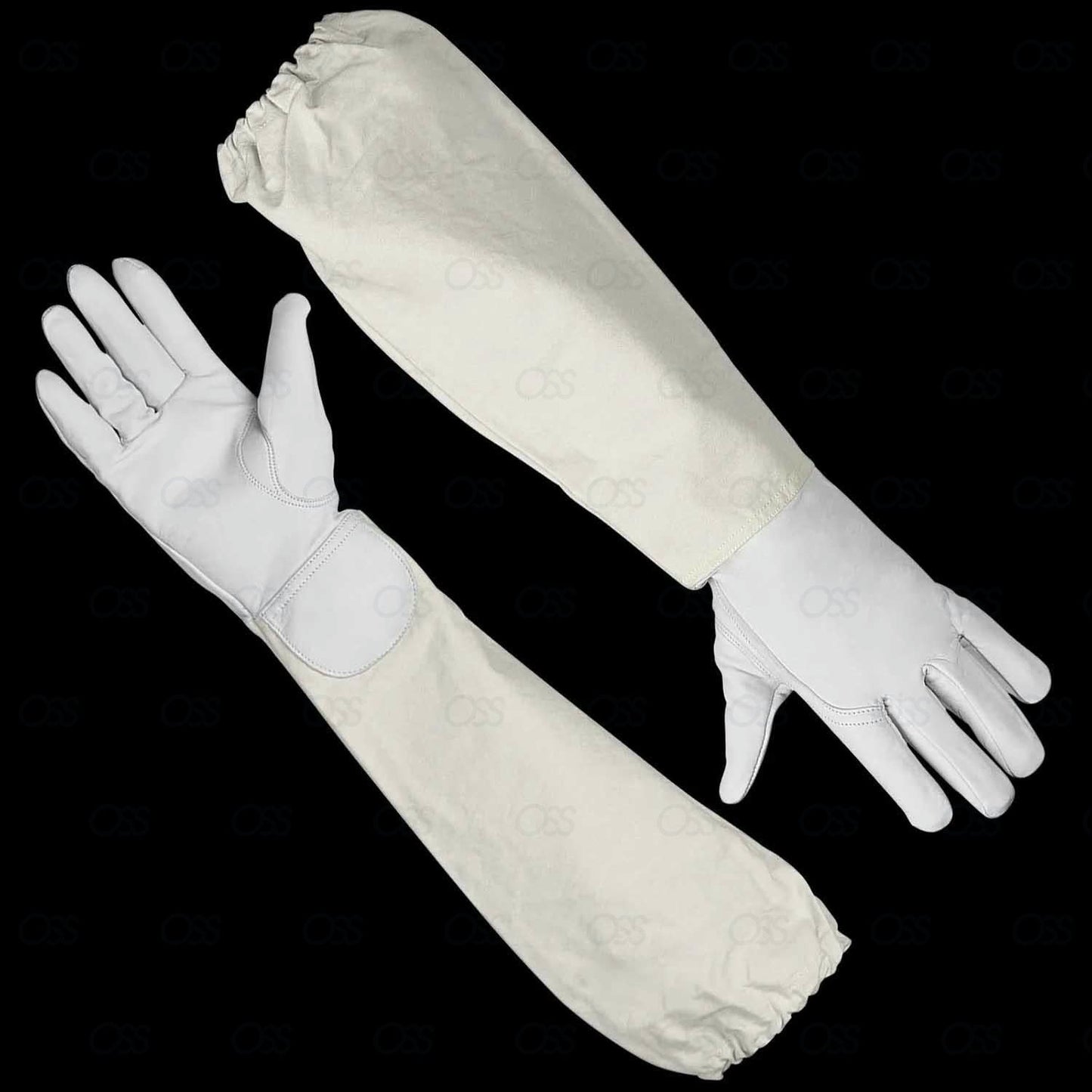 Beekeeping Gloves Leather Canvas Protective Apiarist Bee Supplies Bee Hive