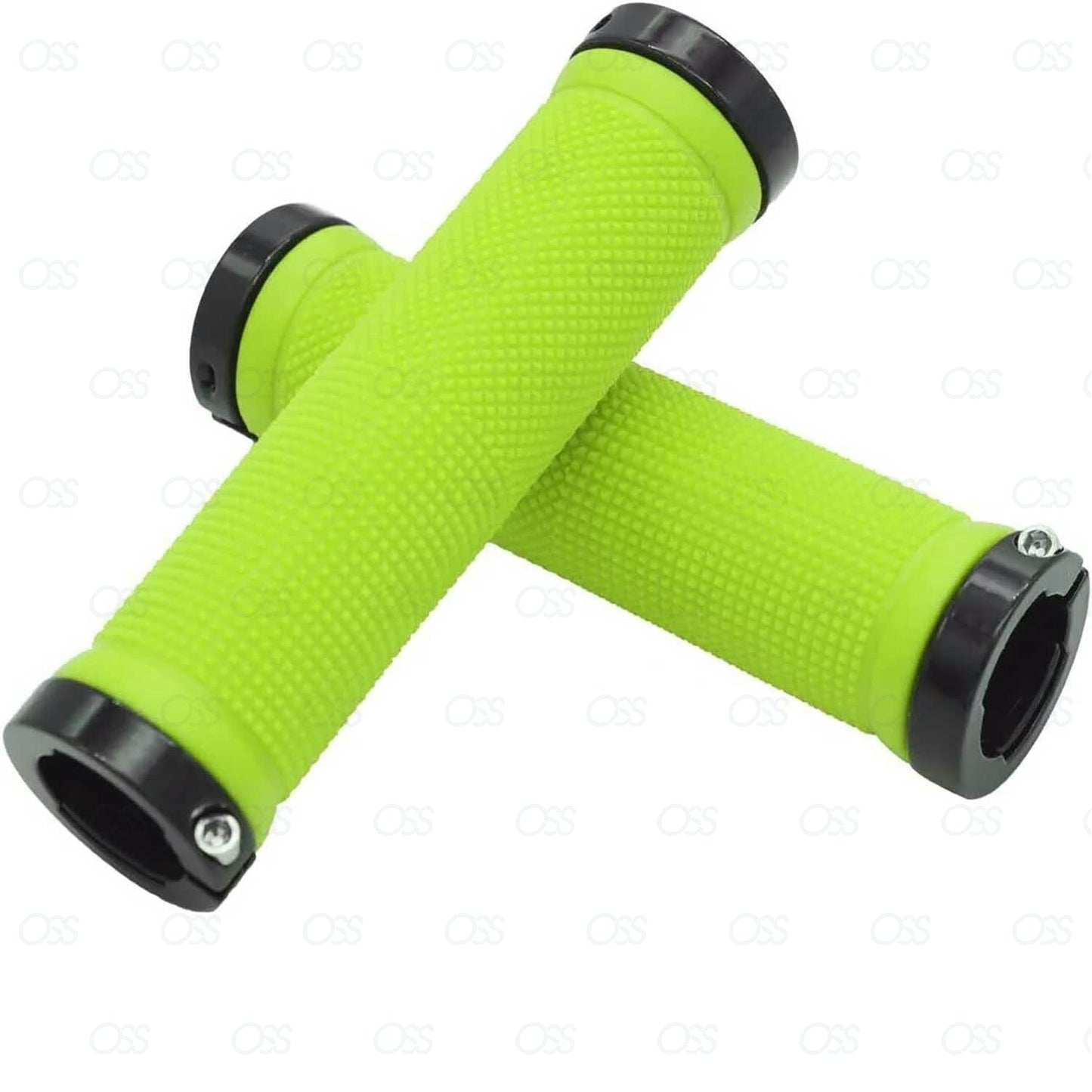 Bicycle Handle Bar Grips Double Lock On BMX MTB Mountain Bike Cycle Grip