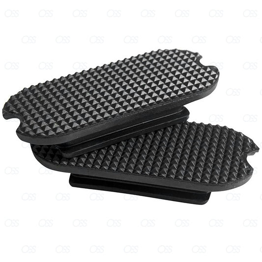 Black Horse Riding Iron Safety Stirrup Rubber Fills Spare Treads Pads Comfort
