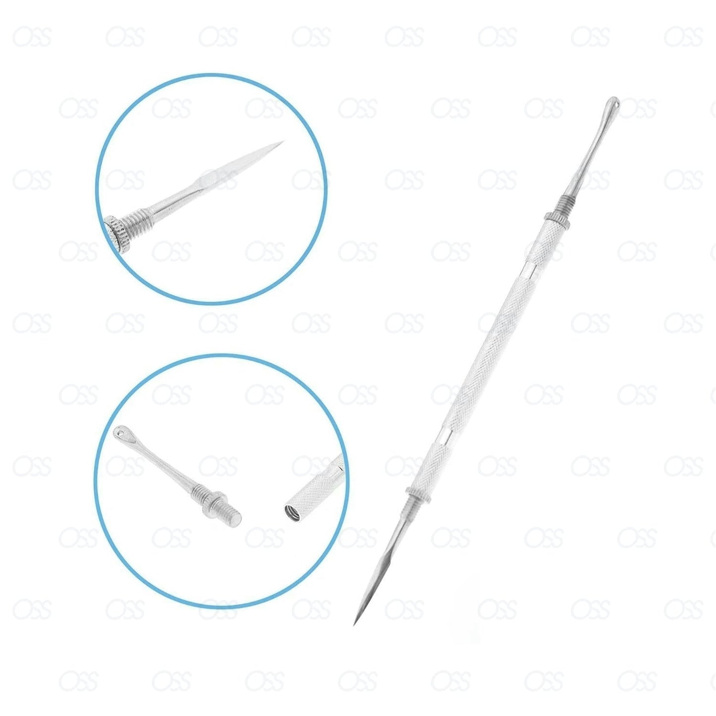 Blackhead Whitehead Pimple Acne Blemish Comedone Extractor Remover Tool Set