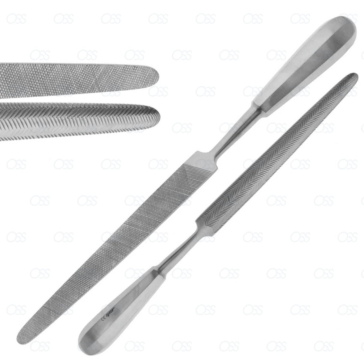 Bone File Dual Sided Hexagon Handle Orthopedic Surgical Instruments Ce Mark