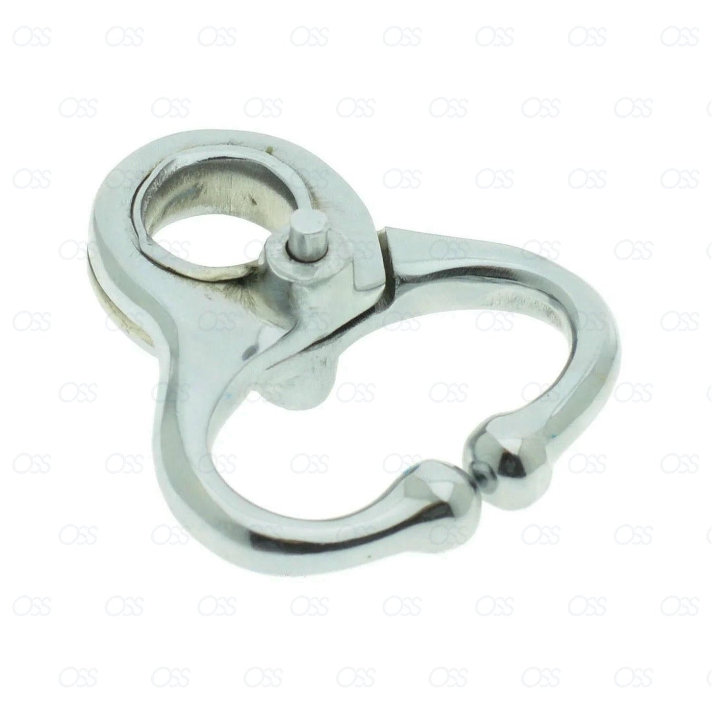 Bull Cow Nose Ring Brass 2.5 Inch Free Key Farm Animal Cattle Veterinary