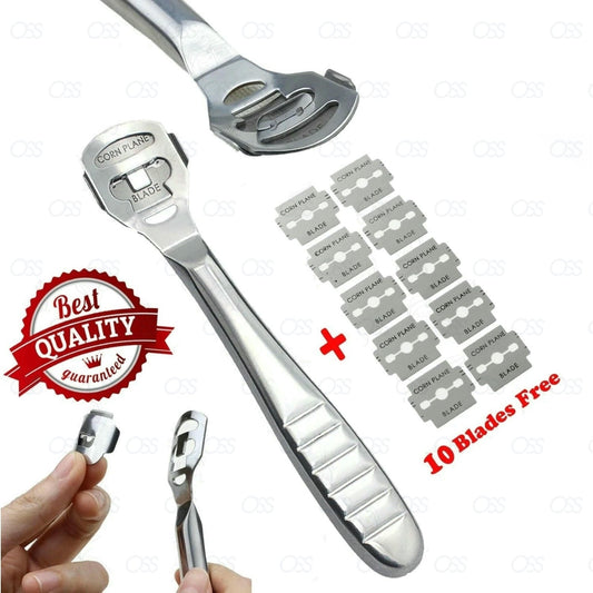 CALLUS REMOVER FOOT TOOL + 10 BLADES